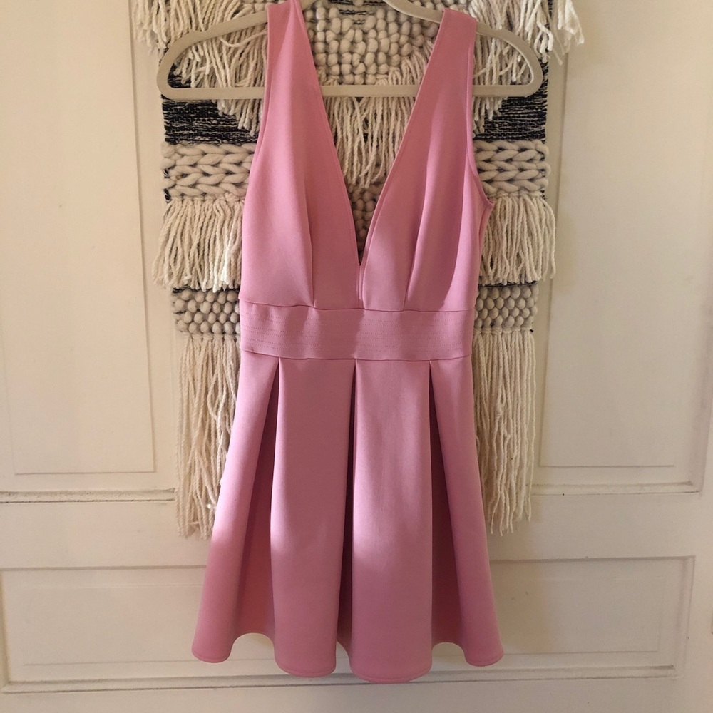 Oh My Love Light Pink Skater Dress